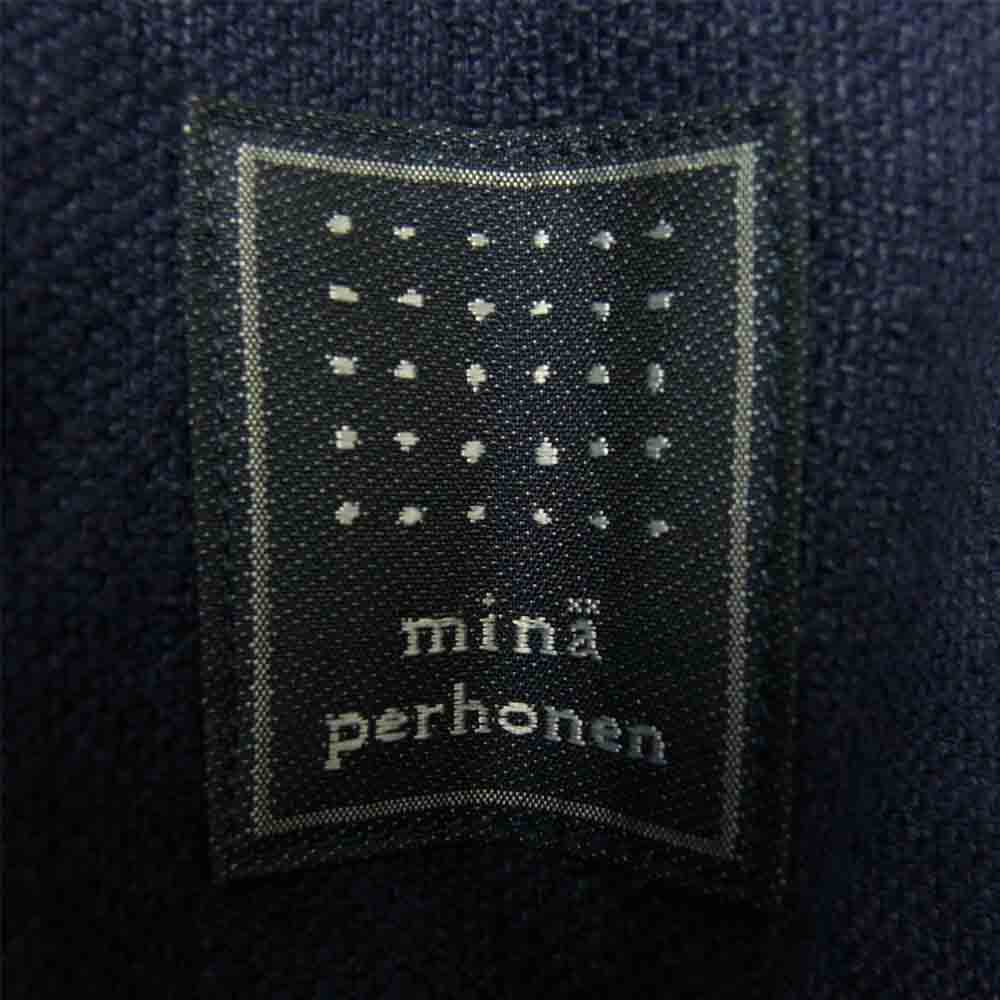 mina perhonen ミナペルホネン ts9256 usa bag うさ バッグ ネイビー系【極上美品】【中古】