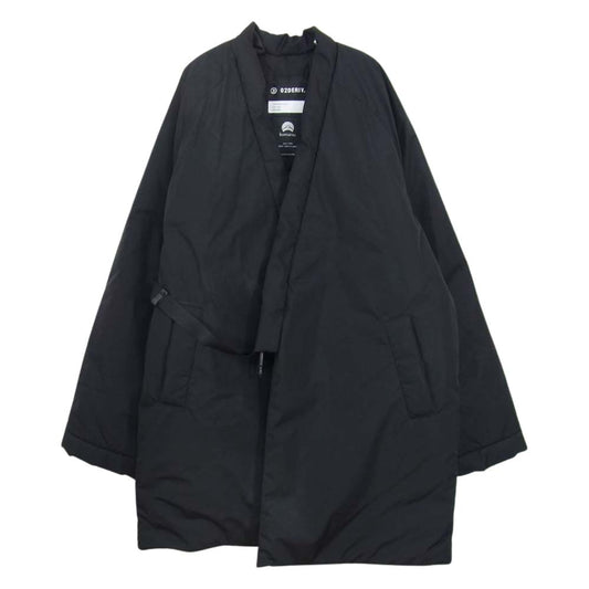 BEAMS ビームス 02DERIV. ツーディーライブ KOMATSU 別注 キモノカラー コート ブラック系 S【中古】