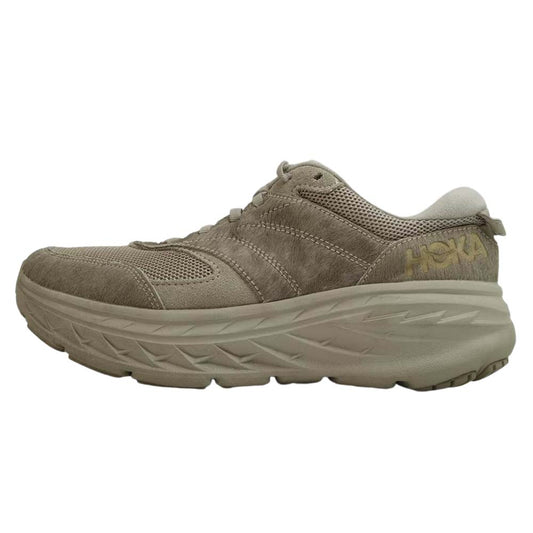 HOKA ONE ONE ホカ オネオネ × ENGINEERED GARMENTS F20021F BONDI L TAUPE エンジニアドガーメンツ ボンダイ ハラコ スエード ローカット スニーカー 25cm【中古】