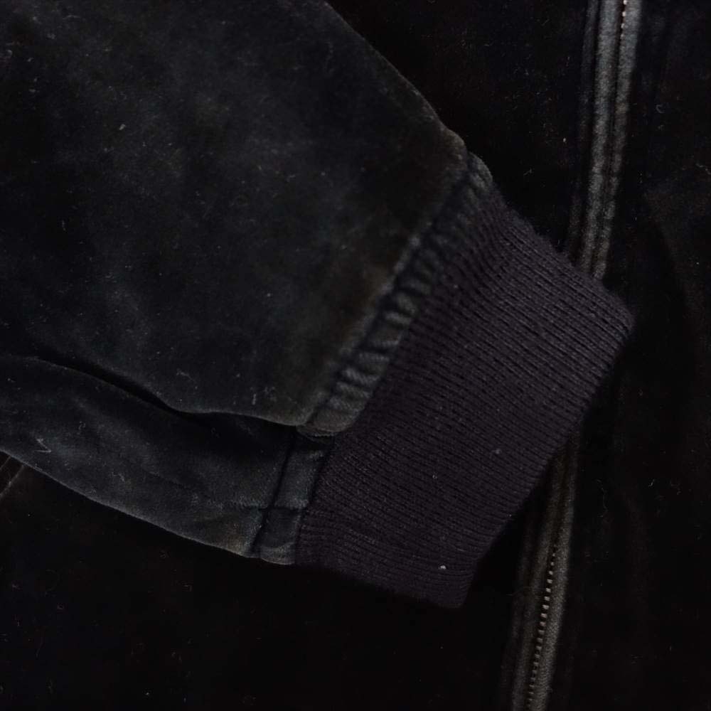 RUDE GALLERY ルードギャラリー MARIA SOUVENIR JKT マリア刺繍 リバーシブル ベロア スカジャン ブラック系【中古】