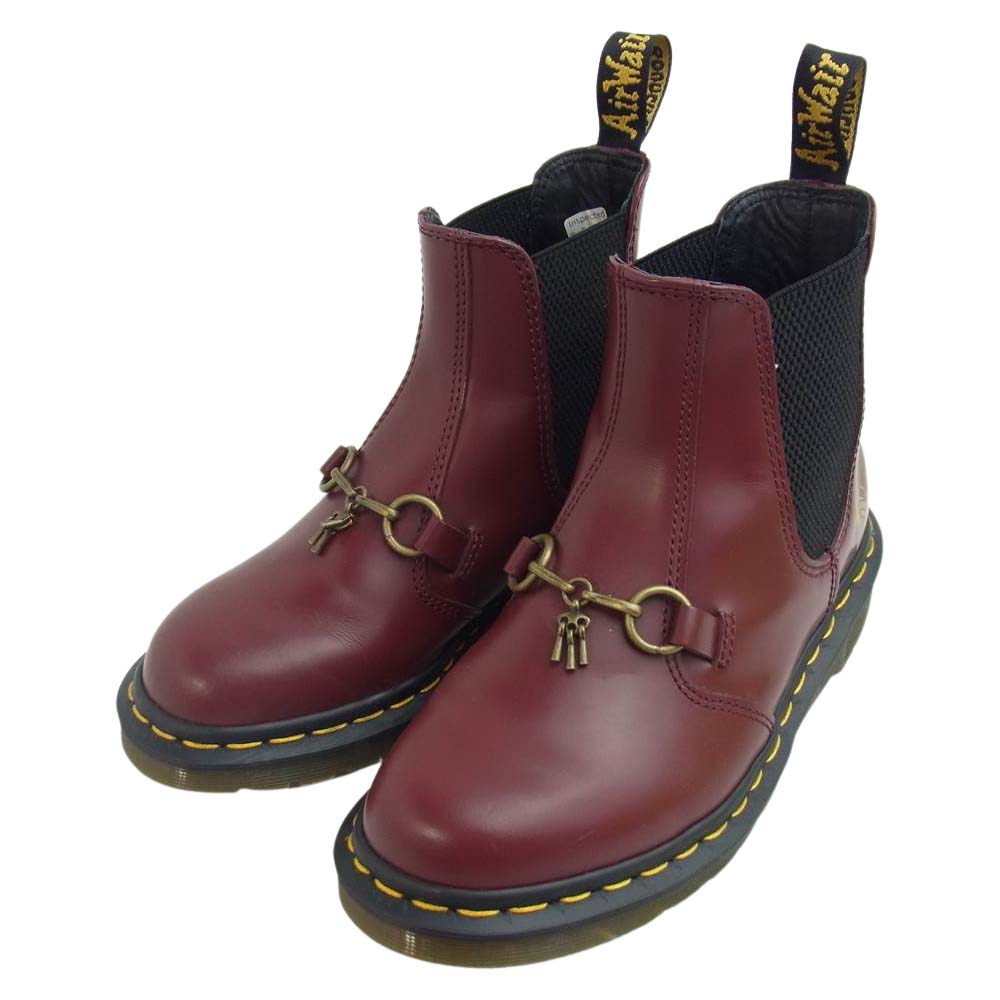 Needles ニードルス 26908600 Dr.Martens ドクターマーチン 2976 チェルシー ブーツ CHERRY RED US6【美品】【中古】