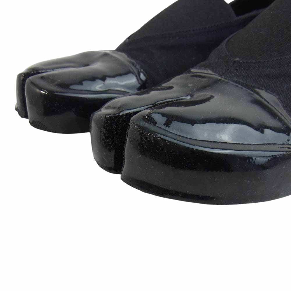 MAISON MARGIELA メゾンマルジェラ 22ライン 足袋 タビ スリッポン スニーカー ブラック系 38【中古】