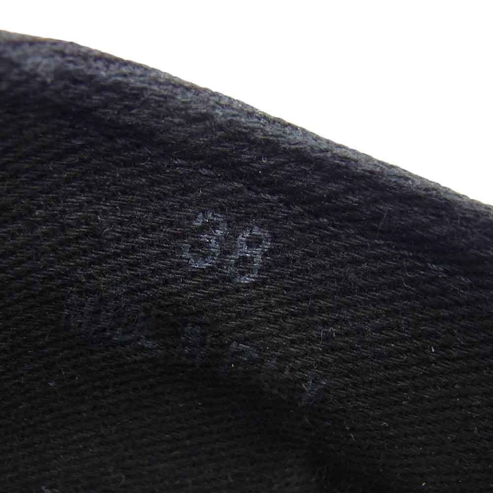 MAISON MARGIELA メゾンマルジェラ 22ライン 足袋 タビ スリッポン スニーカー ブラック系 38【中古】