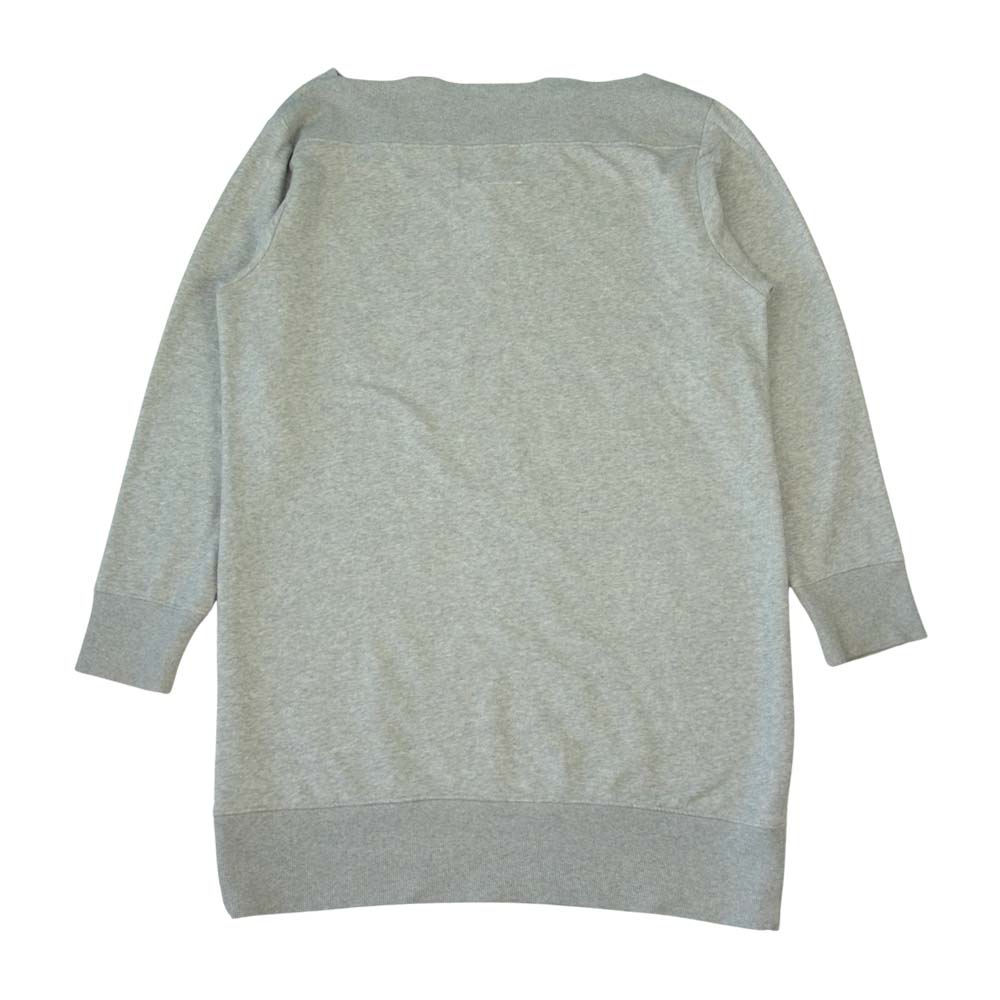 MAISON MARGIELA メゾンマルジェラ S52CT0231 MM6 2WAY オフショルダー スウェット ワンピース グレー系 XS【中古】