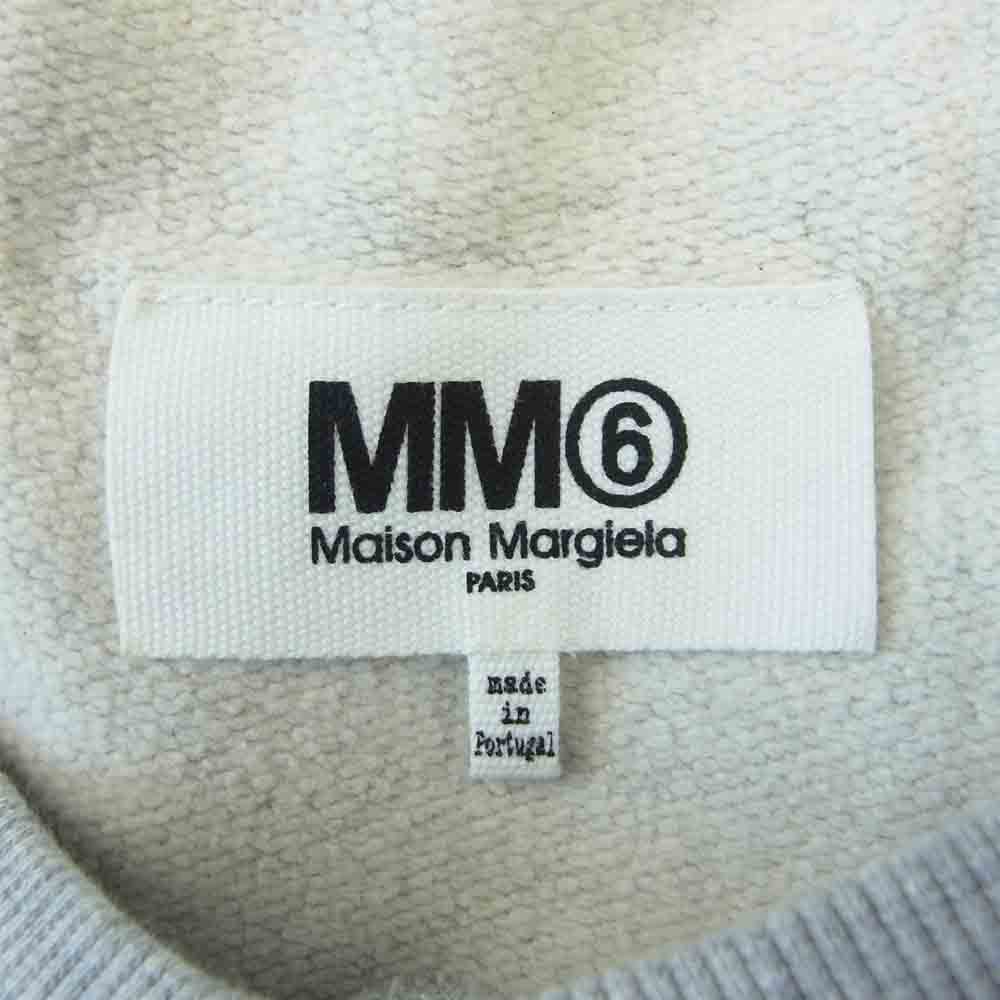 MAISON MARGIELA メゾンマルジェラ S52CT0231 MM6 2WAY オフショルダー スウェット ワンピース グレー系 XS【中古】