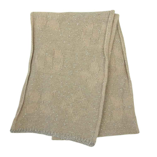 LOUIS VUITTON ルイ・ヴィトン M75096 エシャルプ モノグラム サンセット マフラー ベージュ系【中古】
