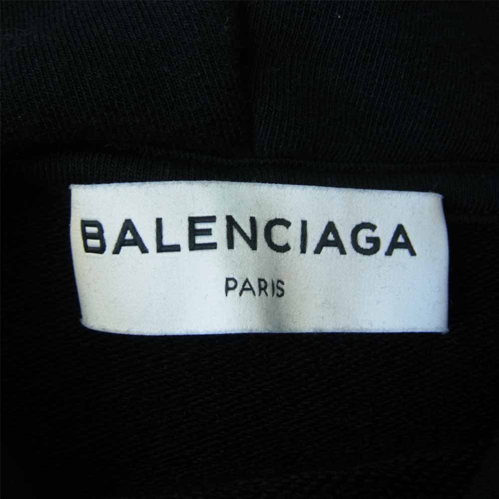 BALENCIAGA バレンシアガ 17AW  482217 国内正規品 Femme Fatale Headscarf Hoody プルオーバー パーカー ブラック系 S【中古】