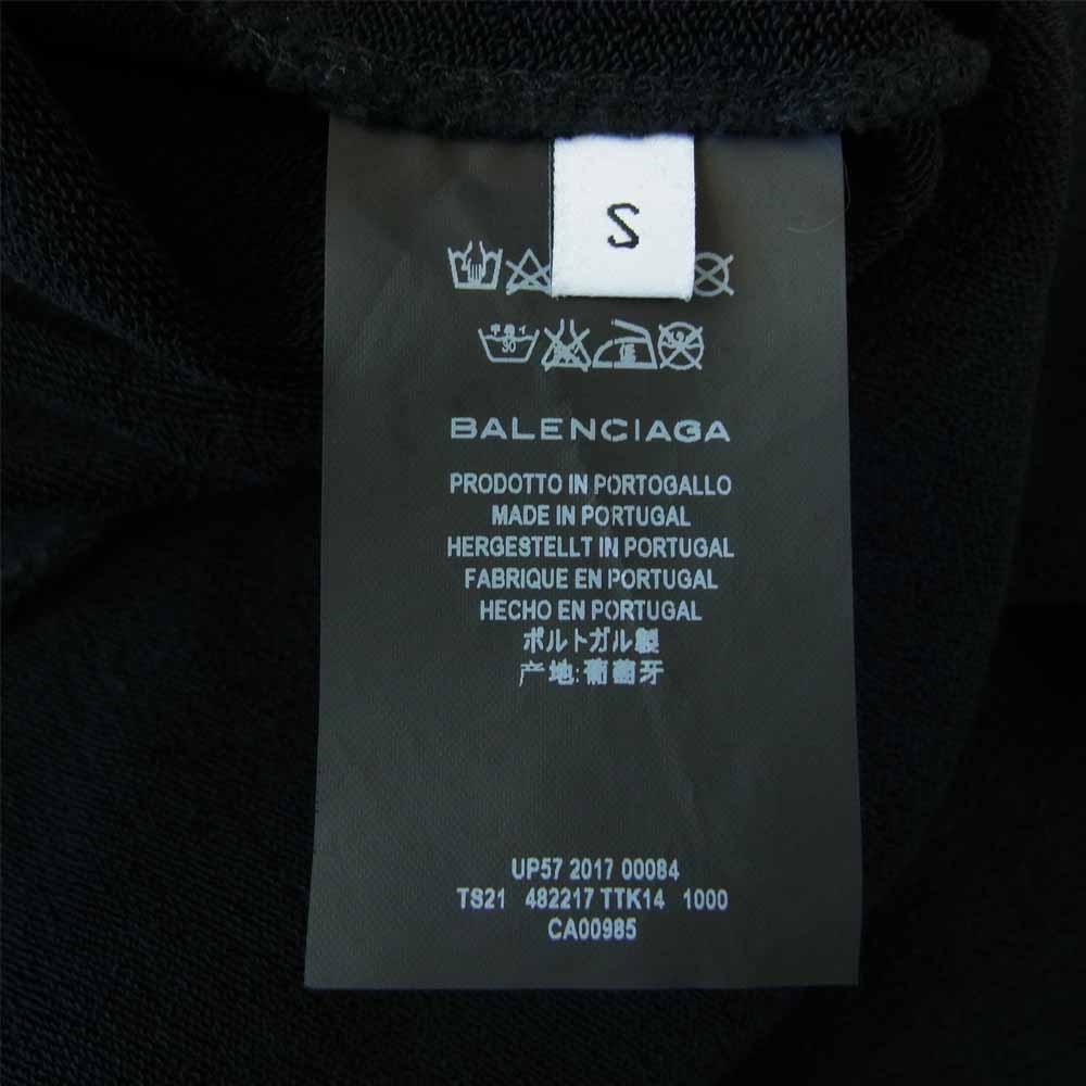 BALENCIAGA バレンシアガ 17AW  482217 国内正規品 Femme Fatale Headscarf Hoody プルオーバー パーカー ブラック系 S【中古】