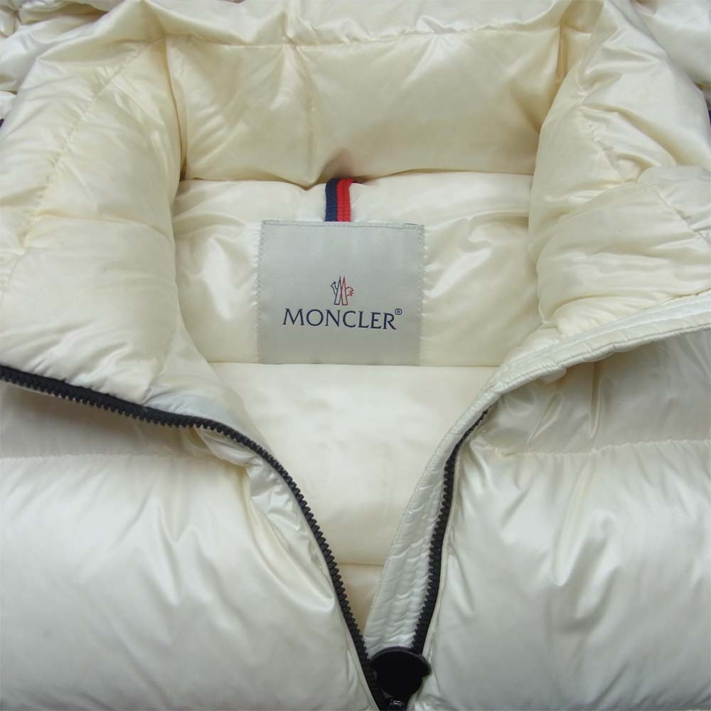 MONCLER モンクレール BERRE ベール ダウン ジャケット ナイロン モルドバ共和国製 ホワイト系 1【中古】