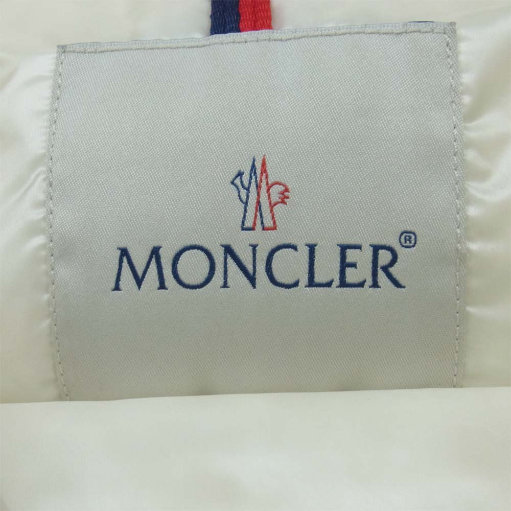 MONCLER モンクレール BERRE ベール ダウン ジャケット ナイロン モルドバ共和国製 ホワイト系 1【中古】