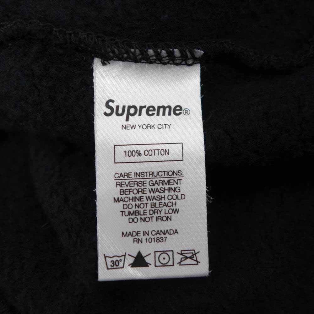 Supreme シュプリーム 21SS Hysteric Glamour Zip Up Hooded Sweatshirt ヒステリックグラマー ブラック系 S【中古】