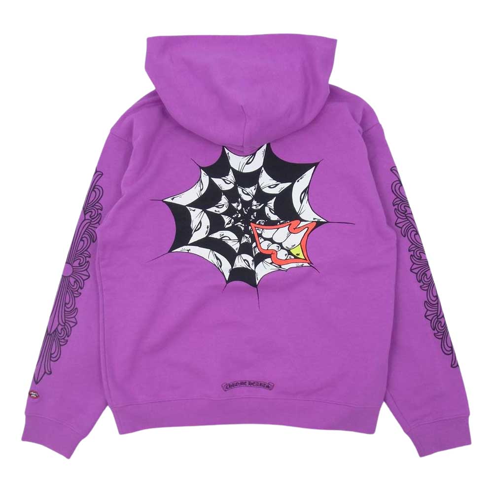 CHROME HEARTS クロムハーツ（原本無） 国内正規品 MATTY BOY マッティボーイ PPO PHYSM HD PLVR スパイダーウェブ パープル系 L【中古】