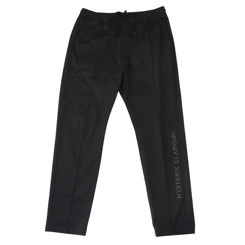 HYSTERIC GLAMOUR ヒステリックグラマー 0211AP19396 HYS ロゴ イージー スリムパンツ ブラック系 M【美品】【中古】