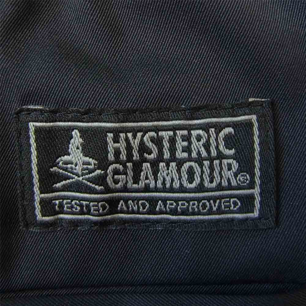 HYSTERIC GLAMOUR ヒステリックグラマー 0211AP19396 HYS ロゴ イージー スリムパンツ ブラック系 M【美品】【中古】