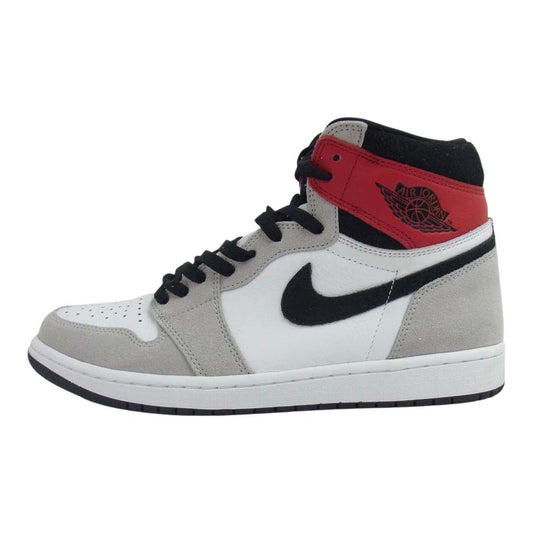 NIKE ナイキ 555088-126 AIR JORDAN 1 RETRO HIGH OG エアジョーダン ワン レトロ ハイ LIGHT SMOKE GREY US10.5【美品】【中古】