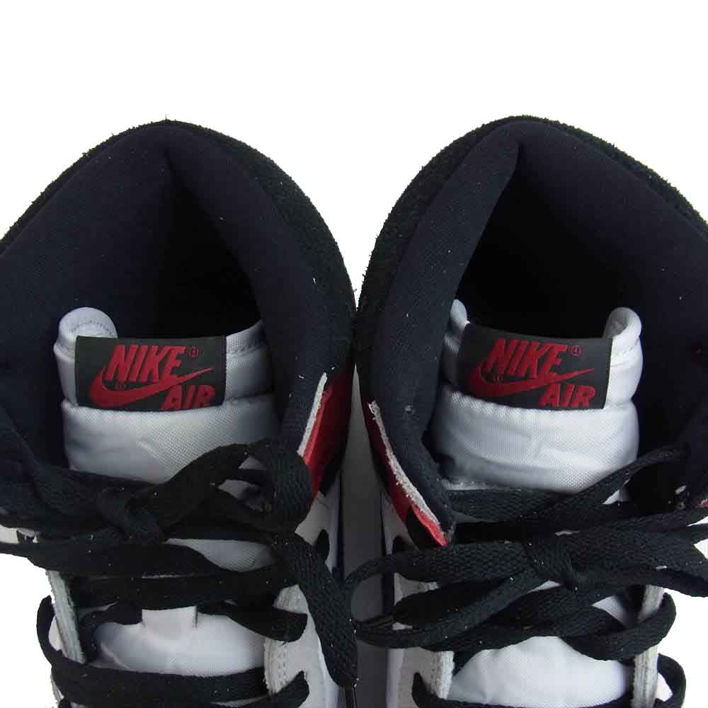 NIKE ナイキ 555088-126 AIR JORDAN 1 RETRO HIGH OG エアジョーダン ワン レトロ ハイ LIGHT SMOKE GREY US10.5【美品】【中古】