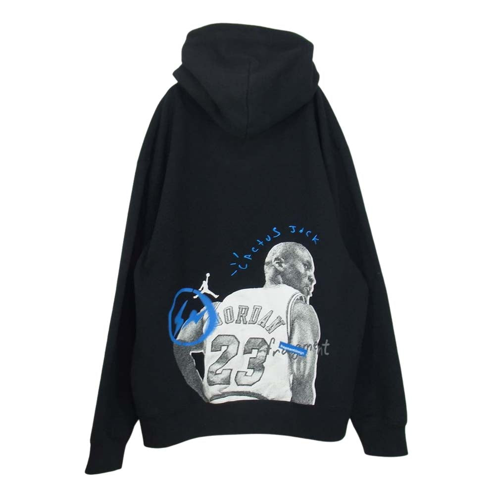 NIKE ナイキ 未使用品 Jordan Travis Scott Fragment DJ0615-010 hoodie トラヴィススコット フラグメント ジョーダン フーディ ブラック系 XL【新古品】【未使用】【中古】