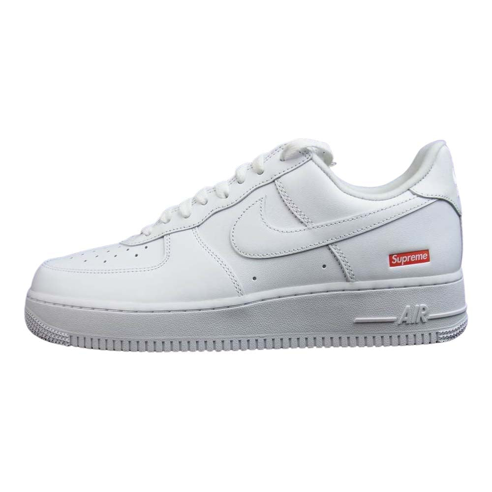 Supreme シュプリーム CU9225-100 x NIKE AIR FORCE 1 LOW ナイキ エア フォース 1 LOW ホワイト系 27.5cm【新古品】【未使用】【中古】
