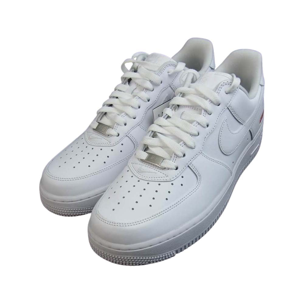 Supreme シュプリーム CU9225-100 x NIKE AIR FORCE 1 LOW ナイキ エア フォース 1 LOW ホワイト系 27.5cm【新古品】【未使用】【中古】