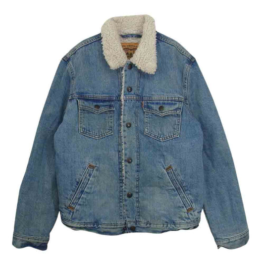 Levi's リーバイス 36032-0001 Orange Tab オレンジ タブ シェルパ トラッカー 裏ボア デニム ジャケット インディゴブルー系 S【中古】