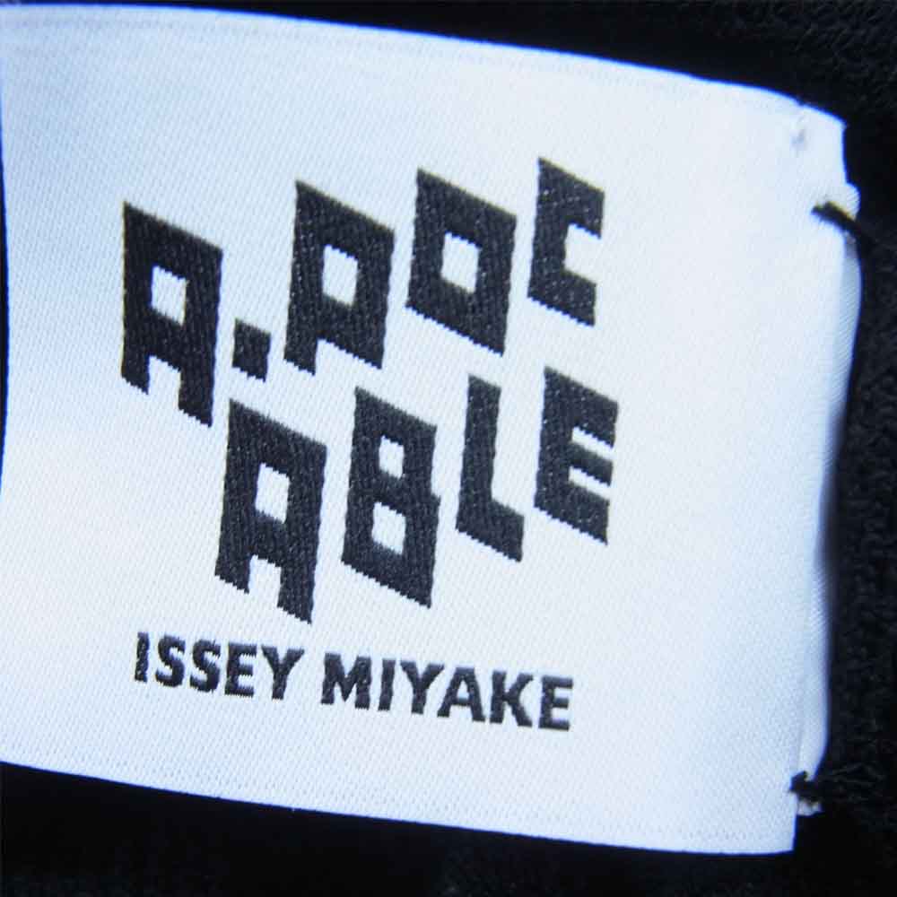 ISSEY MIYAKE イッセイミヤケ A-POC ABLE AT11KK411 タイプ・ワン-002 ニットポロ ブラック系 3【美品】【中古】