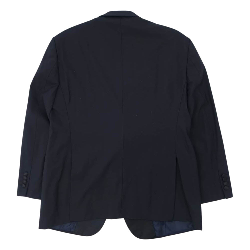 Emporio Armani エンポリオ・アルマーニ ジョルジオアルマーニジャパン表記タグ 21VMOP 01506 セットアップ スモーキングジャケット サイドラインパンツ スーツ ネイビー系【美品】【中古】