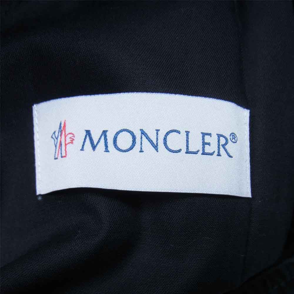 MONCLER モンクレール モンクレールジャパン表記タグ PANTALONE SPORTIVO 1タック イージーパンツ ブラック系 50【美品】【中古】