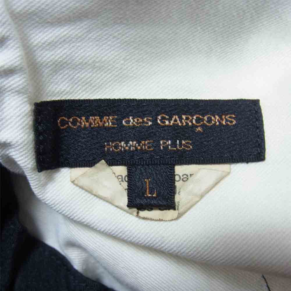 COMME des GARCONS コムデギャルソン HOMME PLUS オムプリュス AD2020 PG-P057 ポリ縮絨 テーパード イージーパンツ ブラック系 L【美品】【中古】