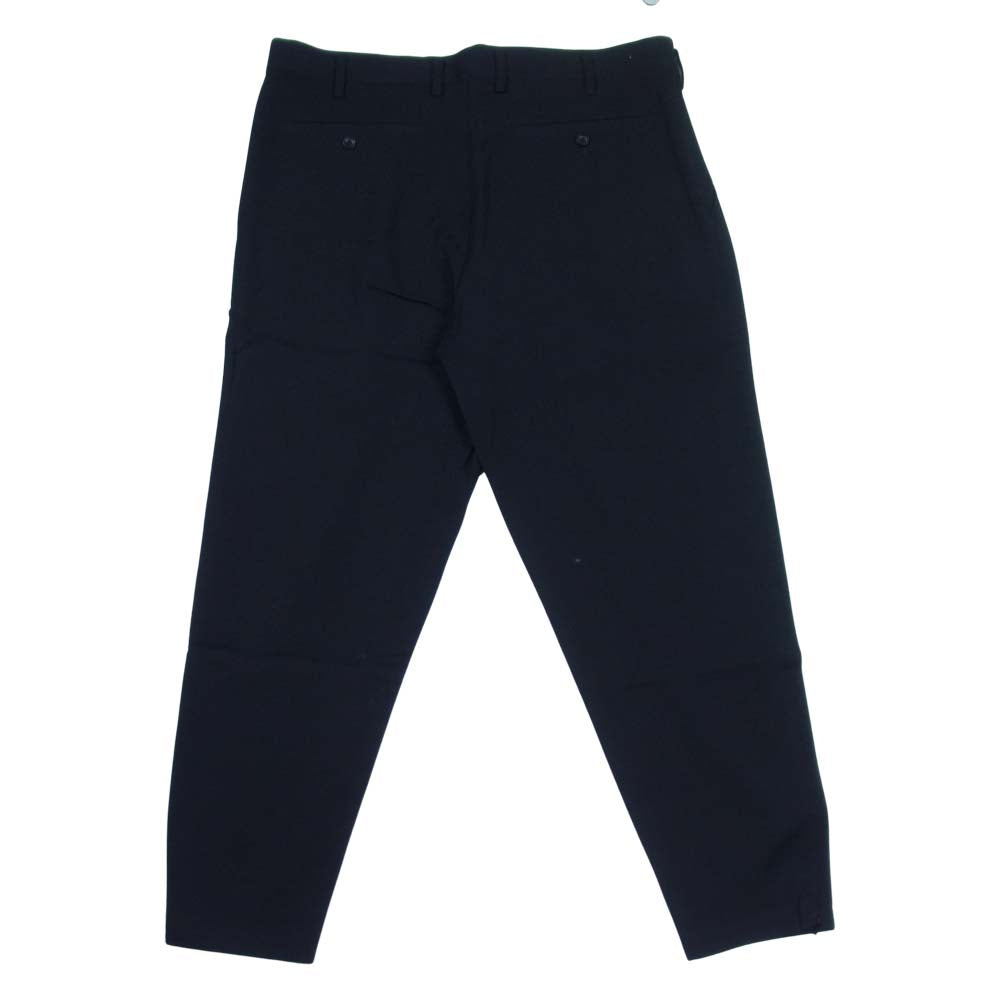 Yohji Yamamoto ヨウジヤマモト 17SS POUR HOMME プールオム HD-P90-105 裾ジップ 1タック サルエル パンツ ブラック系 4【中古】
