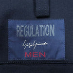 Yohji Yamamoto ヨウジヤマモト REGULATION MEN HR-P01-140 レギュレーション ウールギャバ 紐 パンツ ブラック系 2【中古】