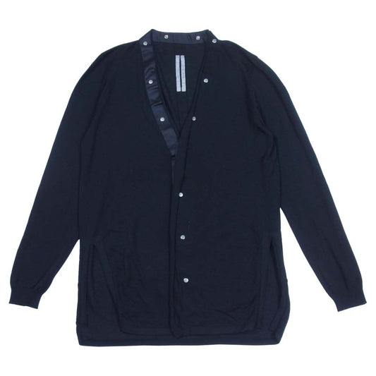 Rick Owens リックオウエンス RU20S7631-M LS V NECK SNAP CARDIGAN スナップ カーディガン ブラック系 XXL【中古】