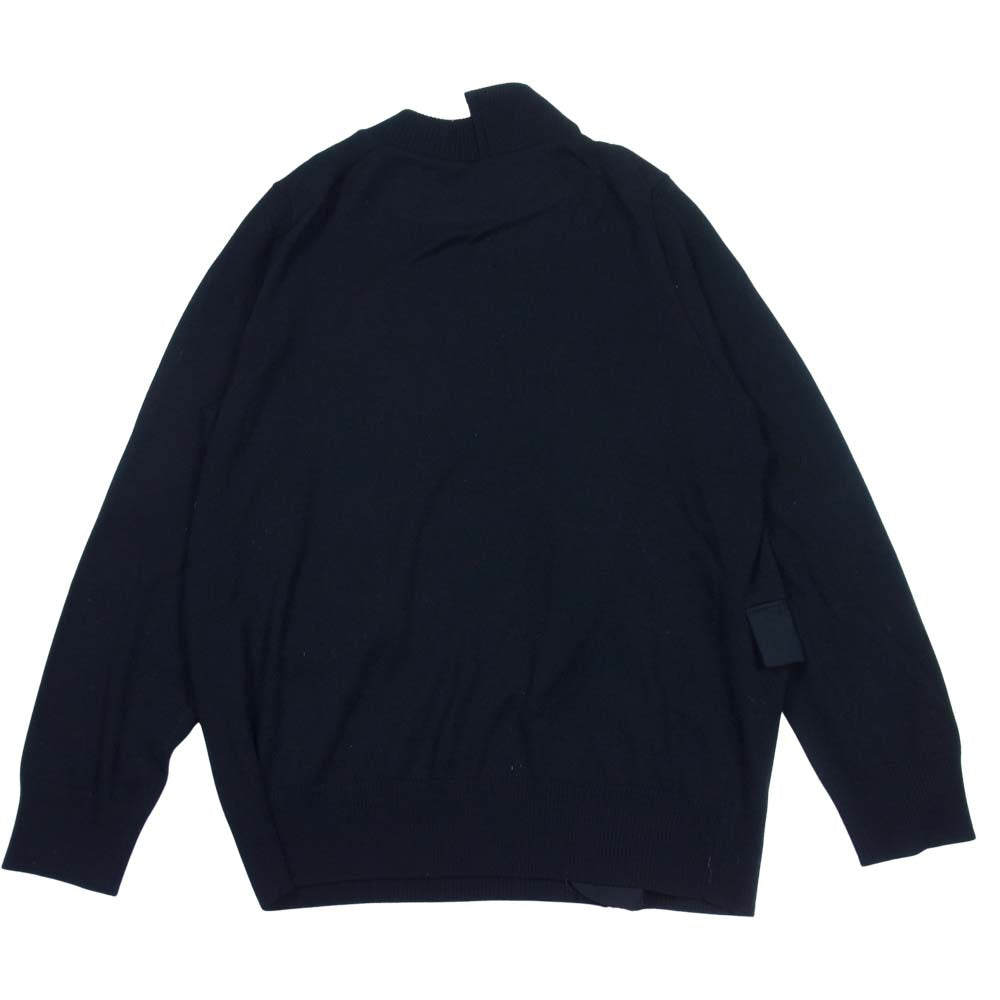 Sacai サカイ 21-25553M WOOL KNIT X SUITING JACKET ウール ニット ...