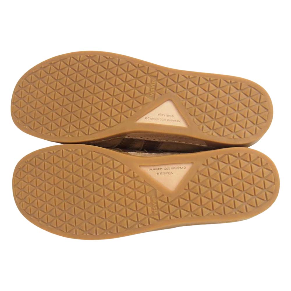 VISVIM ビズビム 21SS 0121102002002 CORDA-FOLK スエード スニーカー ライトブラウン系 9.5【極上美品】【中古】