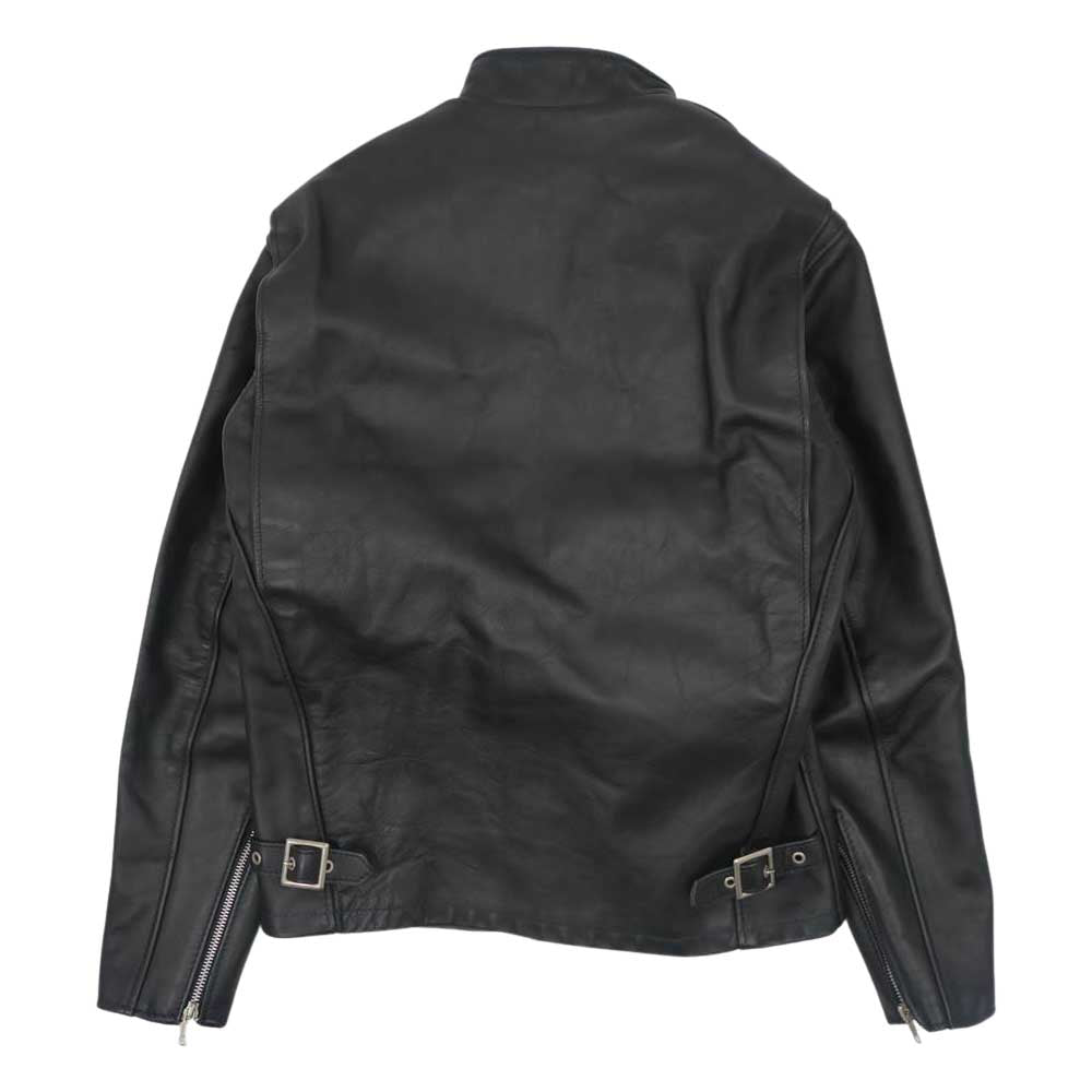 schott ショット 641 USA製 ボアライナー付属 シングルライダース ジャケット ブラック系 38【中古】
