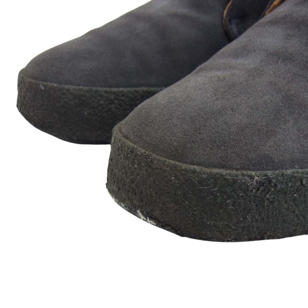 SANDERS サンダース 6480AS hi top chukka ハイトップ チャッカ スエード ブーツ ネイビー系 UK8.5【中古】