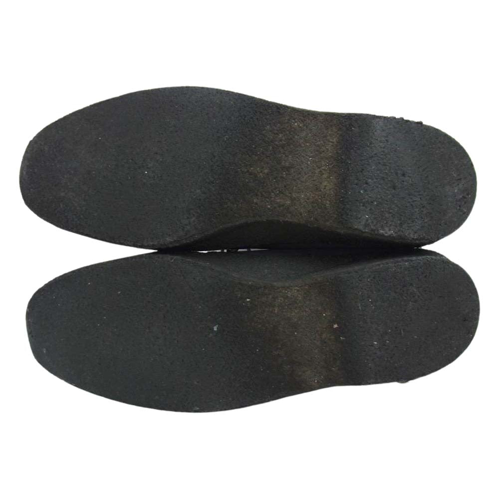 SANDERS サンダース 6480AS hi top chukka ハイトップ チャッカ スエード ブーツ ネイビー系 UK8.5【中古】