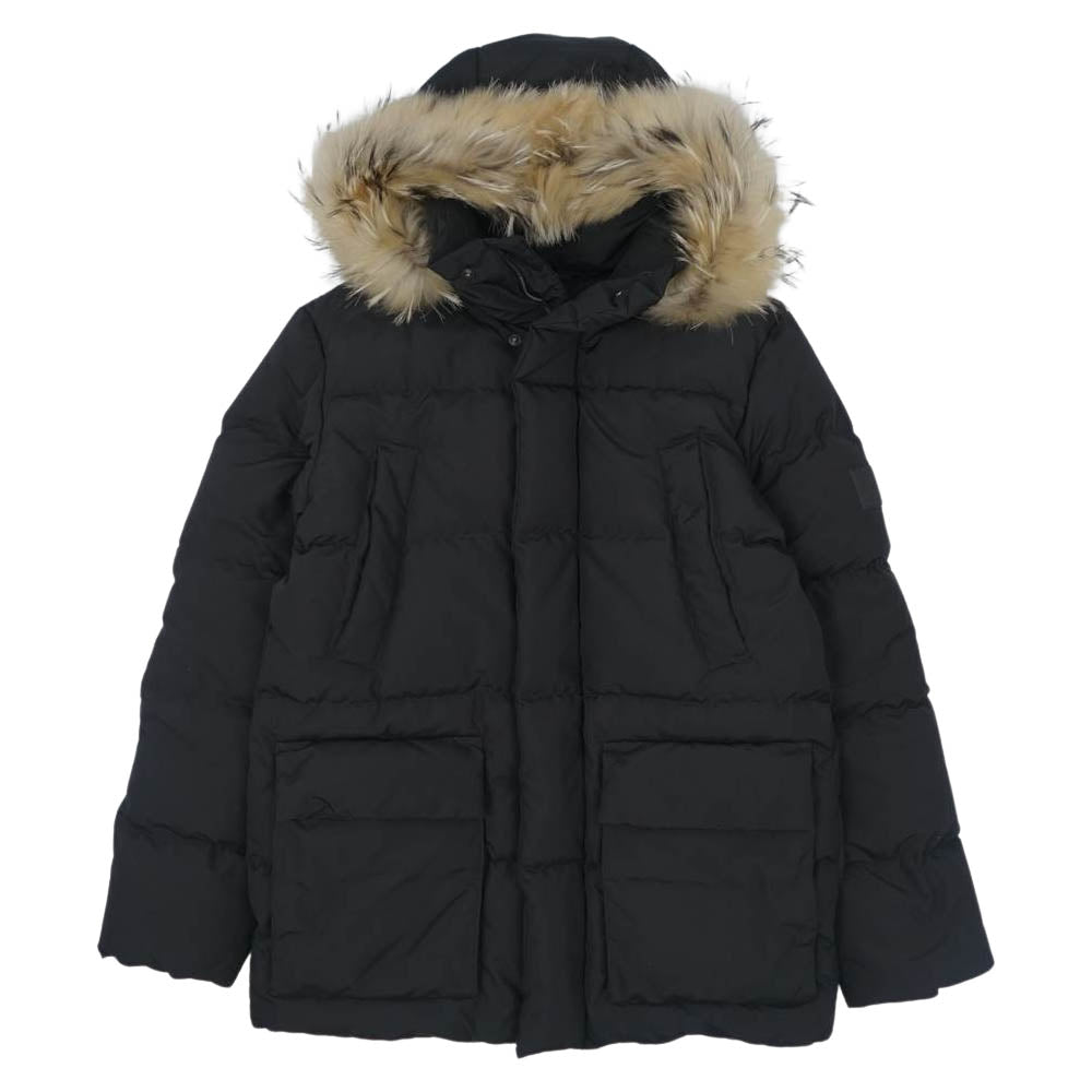ヨーツェン 175351 国内正規品 フィンラクーンファー ダウン ジャケット ブラック系 XS （M相当）【中古】