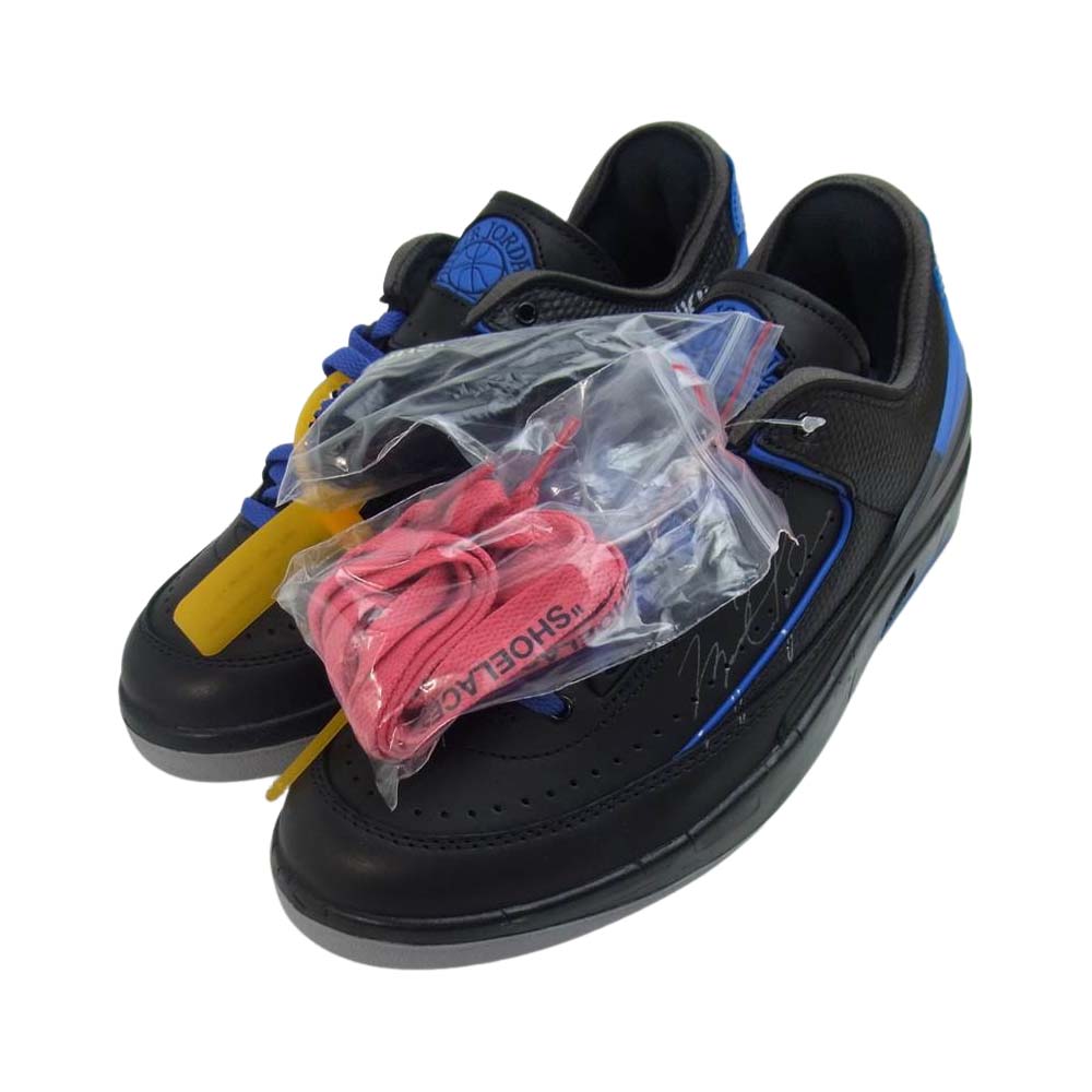 NIKE ナイキ DJ4375-004 × off-white AIR JORDAN2 RETRO LOW オフホワイト エアジョーダン レトロ ローカット スニーカー 25.0【新古品】【未使用】【中古】