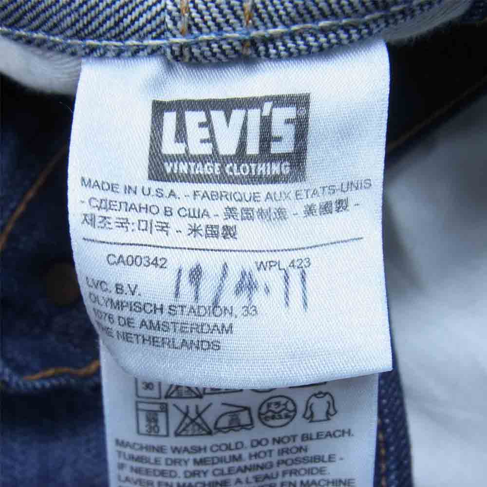 Levi's リーバイス 36060-0001 USA製 LVC 606 1965モデル リジット インディゴブルー系 29【中古】