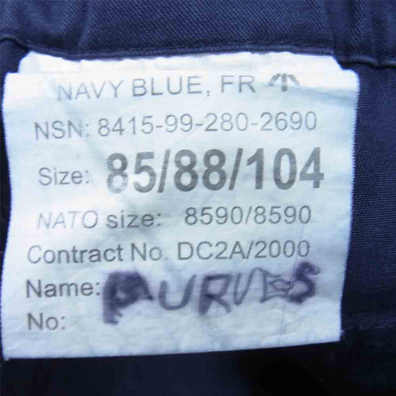 イギリス海軍 COMBAT TROUSERS コンバットパンツ カーゴ パンツ ネイビー系 85/88/104【中古】