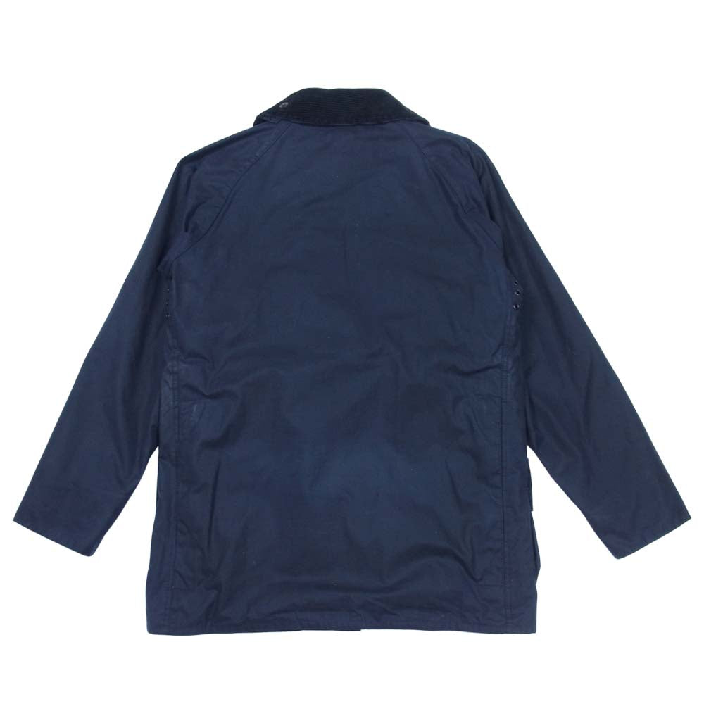 Barbour バブアー 1502125 英国製 国内正規品 SL BEAUFORT スリムフィット ビューフォート ウール ナイロン キルティング ベスト付き ジャケット ネイビー系 34【中古】