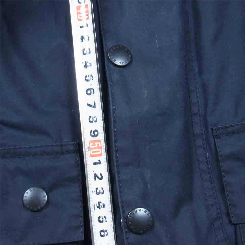 Barbour バブアー 1502125 英国製 国内正規品 SL BEAUFORT スリムフィット ビューフォート ウール ナイロン キルティング ベスト付き ジャケット ネイビー系 34【中古】