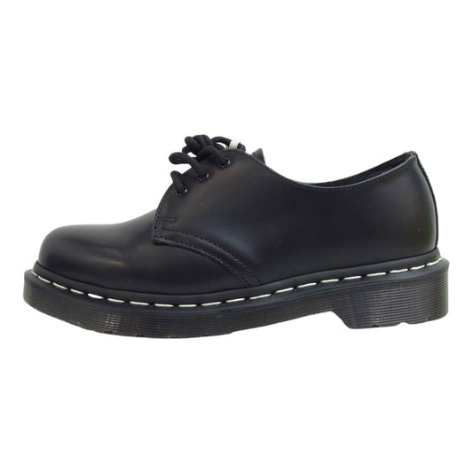 Dr.Martens ドクターマーチン 24757001 1461 WS WHITE WELT 3EYE SHOE ホワイトステッチ 3ホール シューズ ブラック系 UK6【極上美品】【中古】