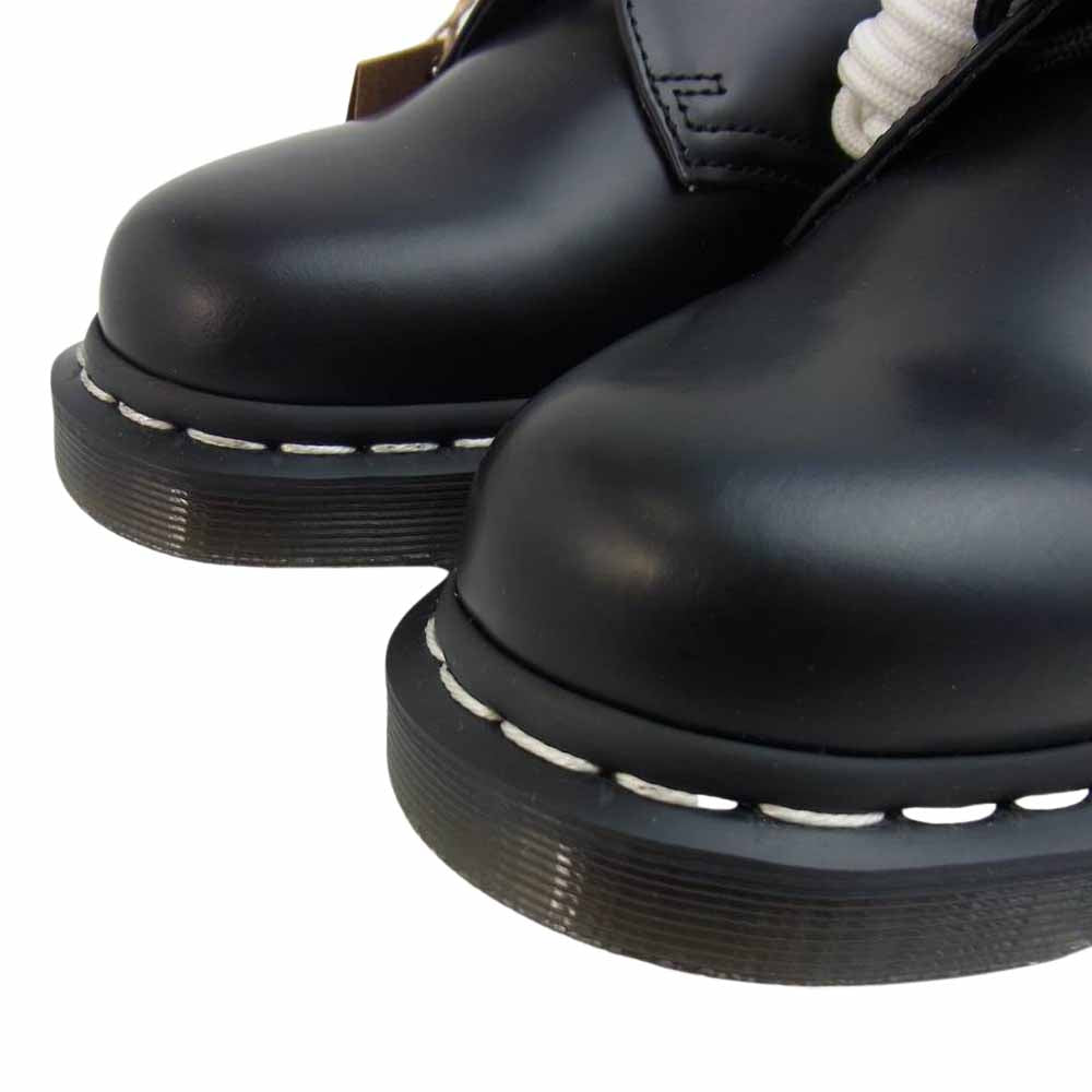 Dr.Martens ドクターマーチン 24757001 1461 WS WHITE WELT 3EYE SHOE ホワイトステッチ 3ホール シューズ ブラック系 UK6【極上美品】【中古】