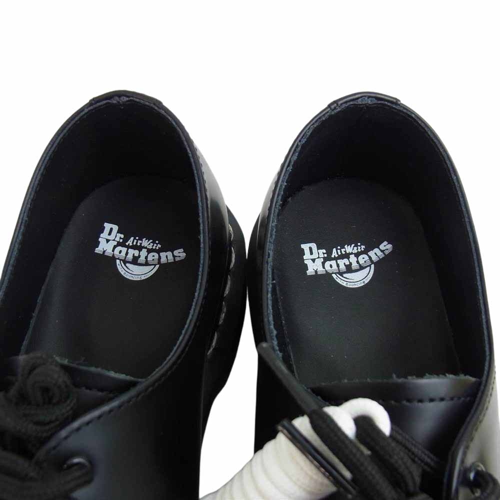 Dr.Martens ドクターマーチン 24757001 1461 WS WHITE WELT 3EYE SHOE ホワイトステッチ 3ホール シューズ ブラック系 UK6【極上美品】【中古】