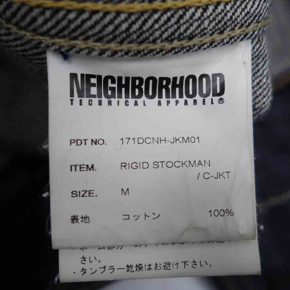 NEIGHBORHOOD ネイバーフッド 17SS 171DCNH-JKM01 RIGID.STOCKMAN C-JKT デニムジャケット M【中古】