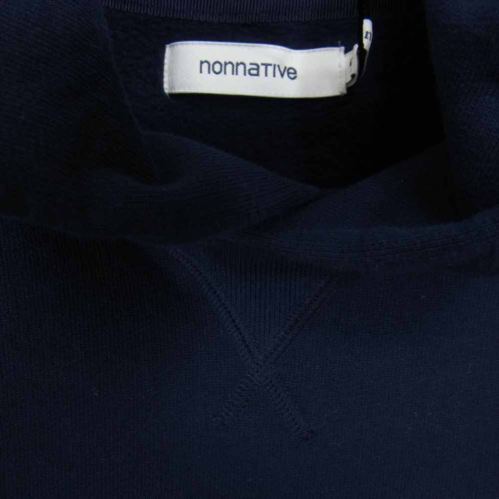 nonnative ノンネイティブ 20AW NN-C3804 DWELLER HOODY COTTON SWEAT ドゥエラー フーディ コットン スウェット プルオーバー パーカー ネイビー系 2【極上美品】【中古】