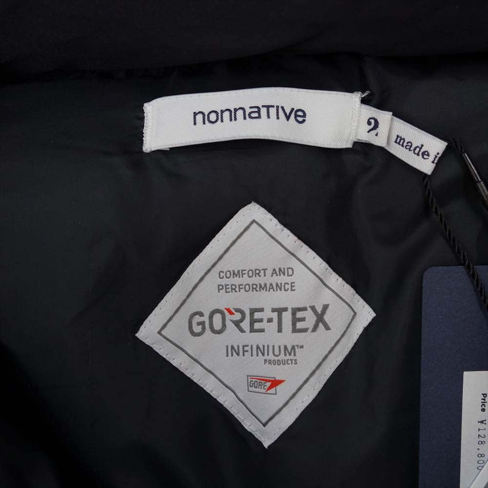 nonnative ノンネイティブ 20AW NN-JU3812 HIKER DOWN COAT GORE-TEX ゴアテックス ハイカー ダウン コート ブラック系 2【極上美品】【中古】