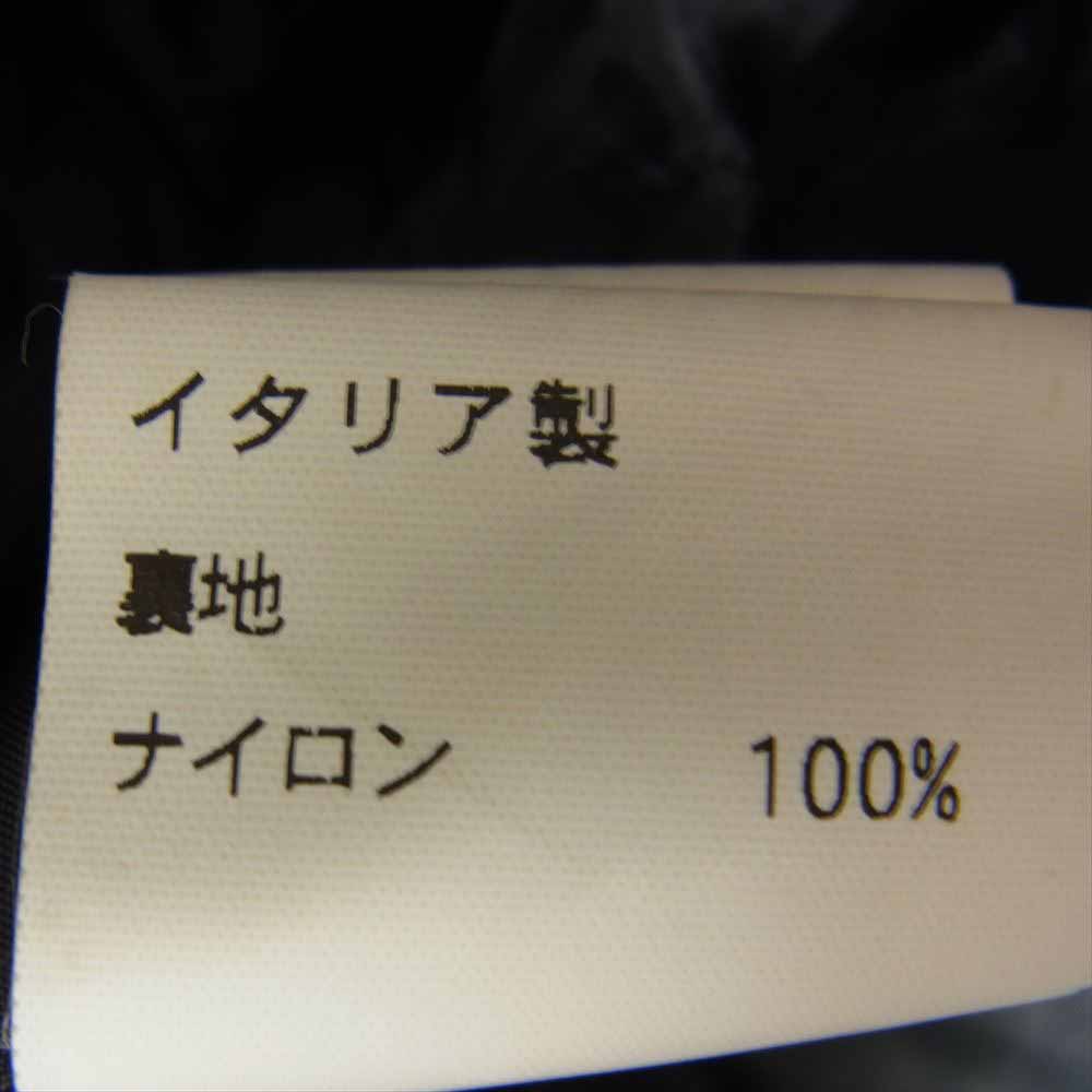DIRK BIKKEMBERGS ダークビッケンバーグ 襟ニット ナイロン 中綿 ジャケット ブラック系 M【中古】
