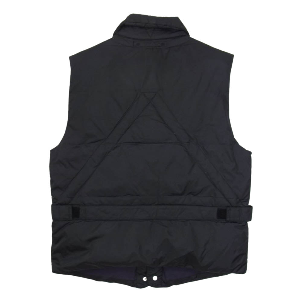STONE ISLAND ストーンアイランド デニムパッチ 中綿 ベスト ブラック系 L【中古】
